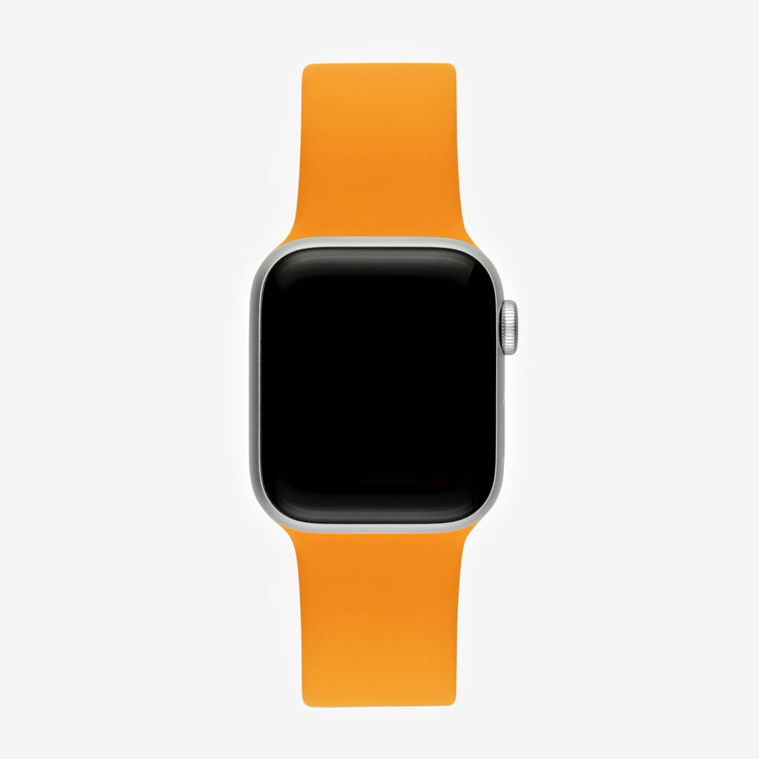 Classic Silicone Apple Watch Band - Cantaloupe