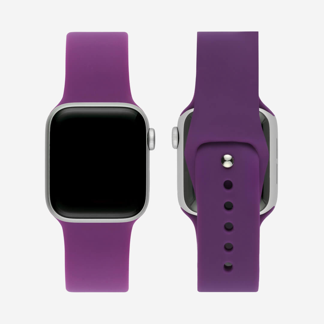 Classic Silicone Apple Watch Band - Purple